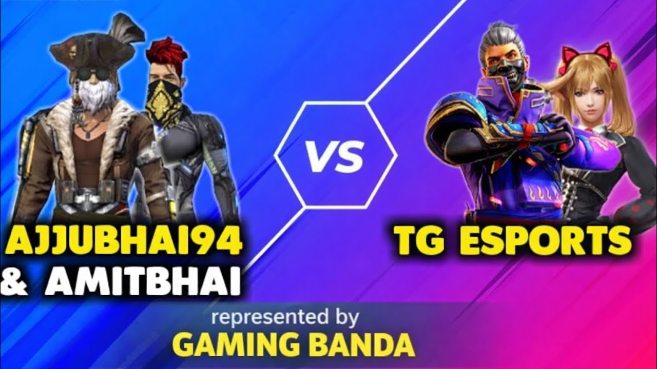Ajjubhai94 & Amitbhai vs Total Gaming Esports 🔥 Legendary Clash | Garena Free Fire 