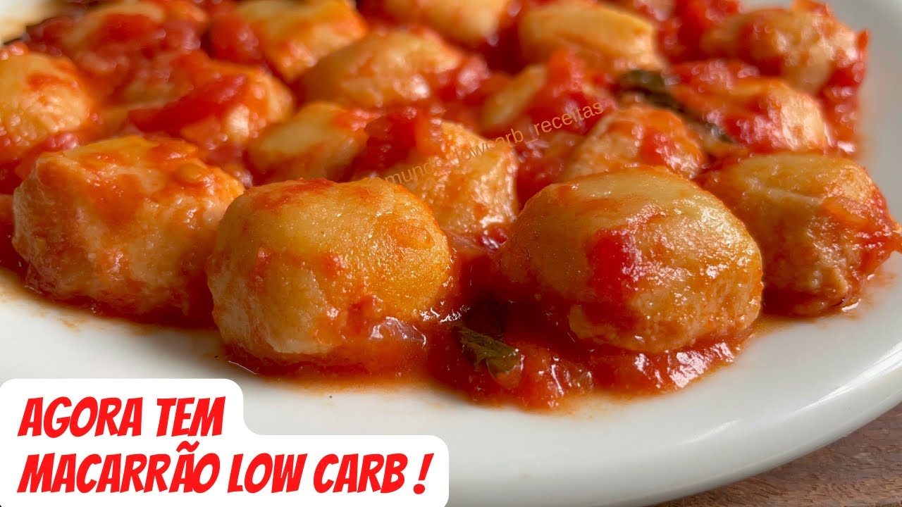 DELÍCIA de 3 Ingredientes Sem  Forno, Fácil e Rápida - Quase Zero Carboidrato |Macarrão Low Carb