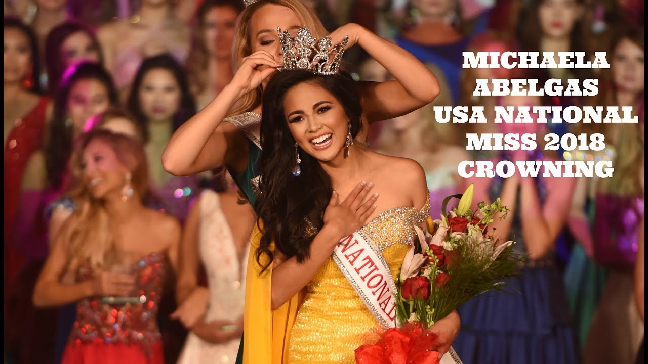 Michaela Abelgas USA National Miss 2018 Crowning UNM