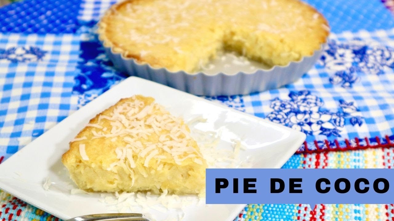 COMO HACER UN PIE DE COCO | FACIL Y RAPIDO | BELKIS CAKES