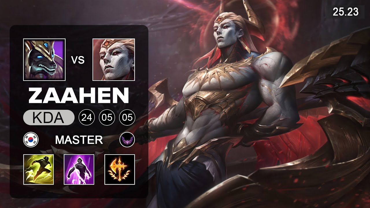Zaahen vs Nasus Top - KR Master - Patch 25.23 Season 15