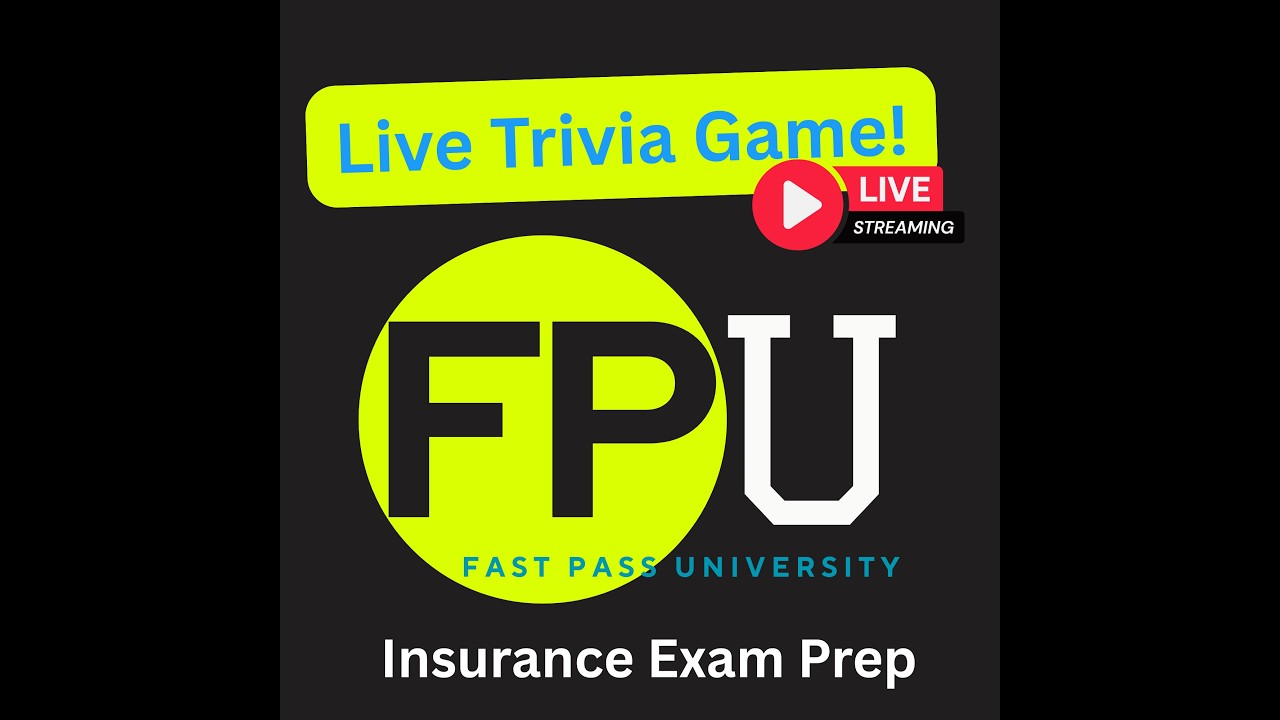 Life & Health Insurance Practice Exam Questions and Answers Live Trivia Game (Replay)