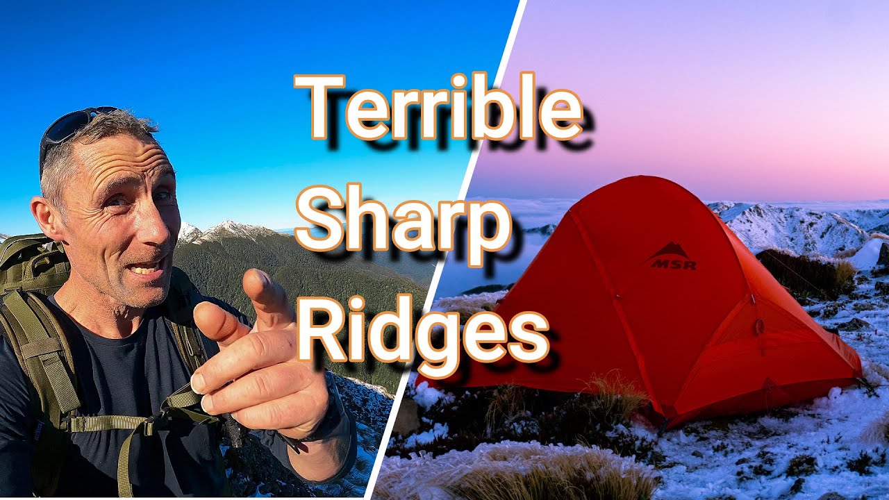 WINTER SUMMIT and crashed plane part 2. Crazy frozen and steep ridges. Winter camping