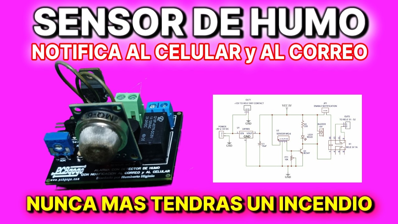 ✅ NUNCA MAS TENDRAS UN INCENDIO EN TU CASA CON ESTE SENSOR DE HUMO QUE ENVIA NOTIFICACIONES