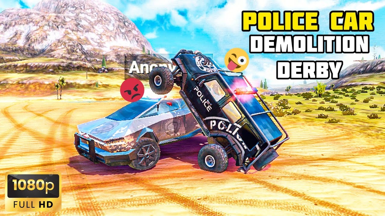 POLICE CAR MULTIPLAYER DEMOLITION DERBY | OFF THE ROAD HD OPEN WORLD DRIVING GAME