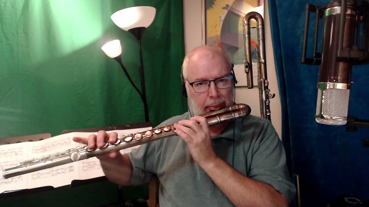 Trevor James Alto Flute w B Foot