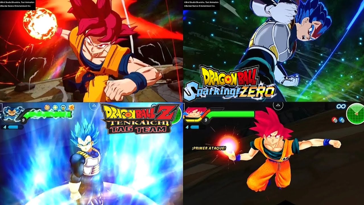 Comparison Between | DBZ TTT & DBZ SPARKING ZERO | Ultimately Attacking | (PSP & PS5)