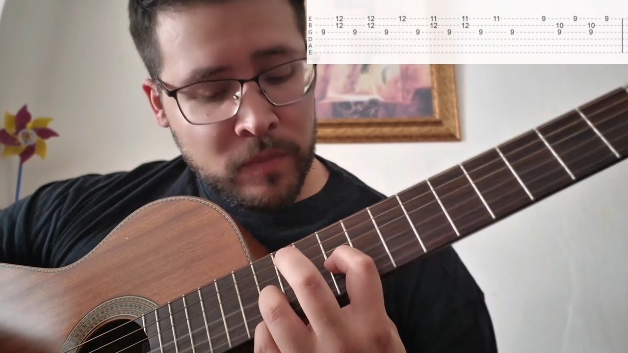La noche sin ti PUNTEO TUTORIAL con TABLATURAS - Los Huayra/Ahyre
