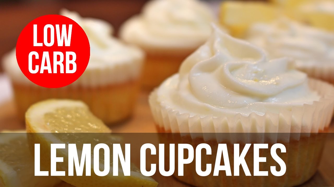 Low Carb Lemon Cupcakes ♡ Fitness Zitronen Muffins ♡ BakeWithLana