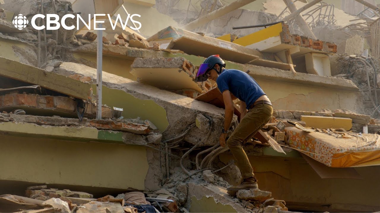 Rescue crews scour rubble for survivors after Myanmar quake
