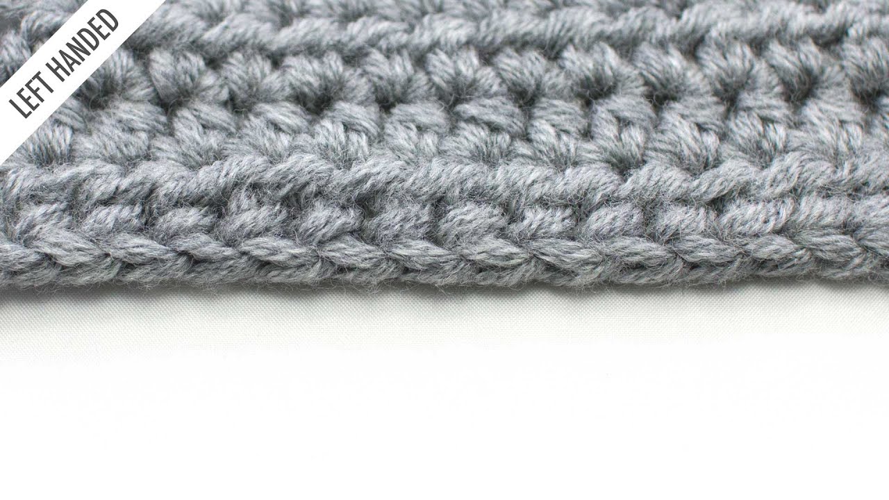 The Foundation Half Double Crochet (FHDC):: Crochet Technique :: Left Handed