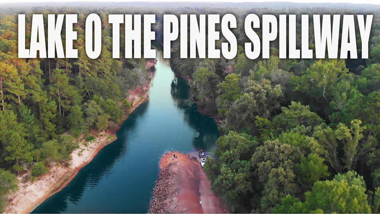 LAKE O THE PINES Insane Day Of Winter Spillway Bass fishing