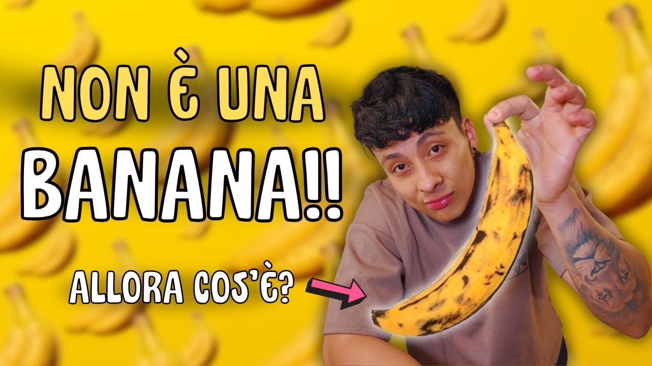 TUTTI pensano che sia una BANANA!!😂 vi spiego!!