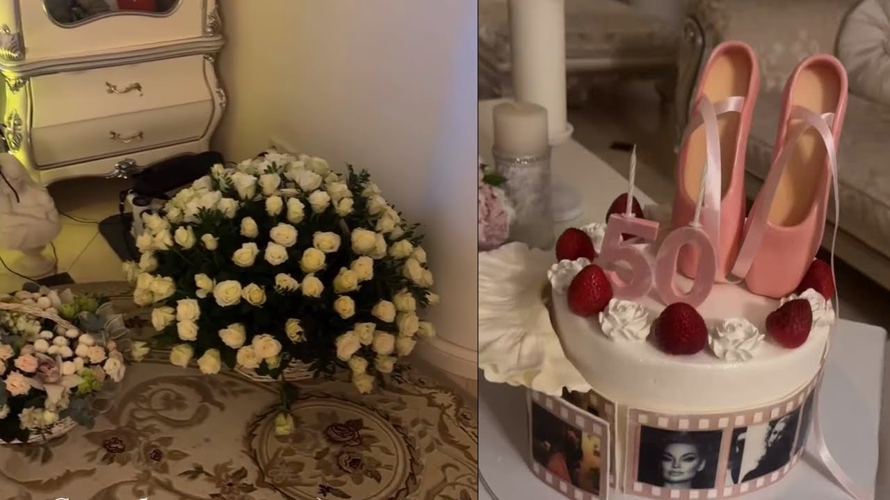 Анастасия Волочкова в шоке от количества подарков на юбилей! Шикарный торт от Малахова!