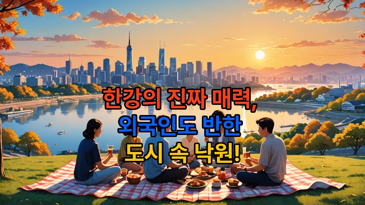 외국인들이 한국 와서 제일 놀라는 풍경!! 도심 한가운데서 피크닉 한다고요?!