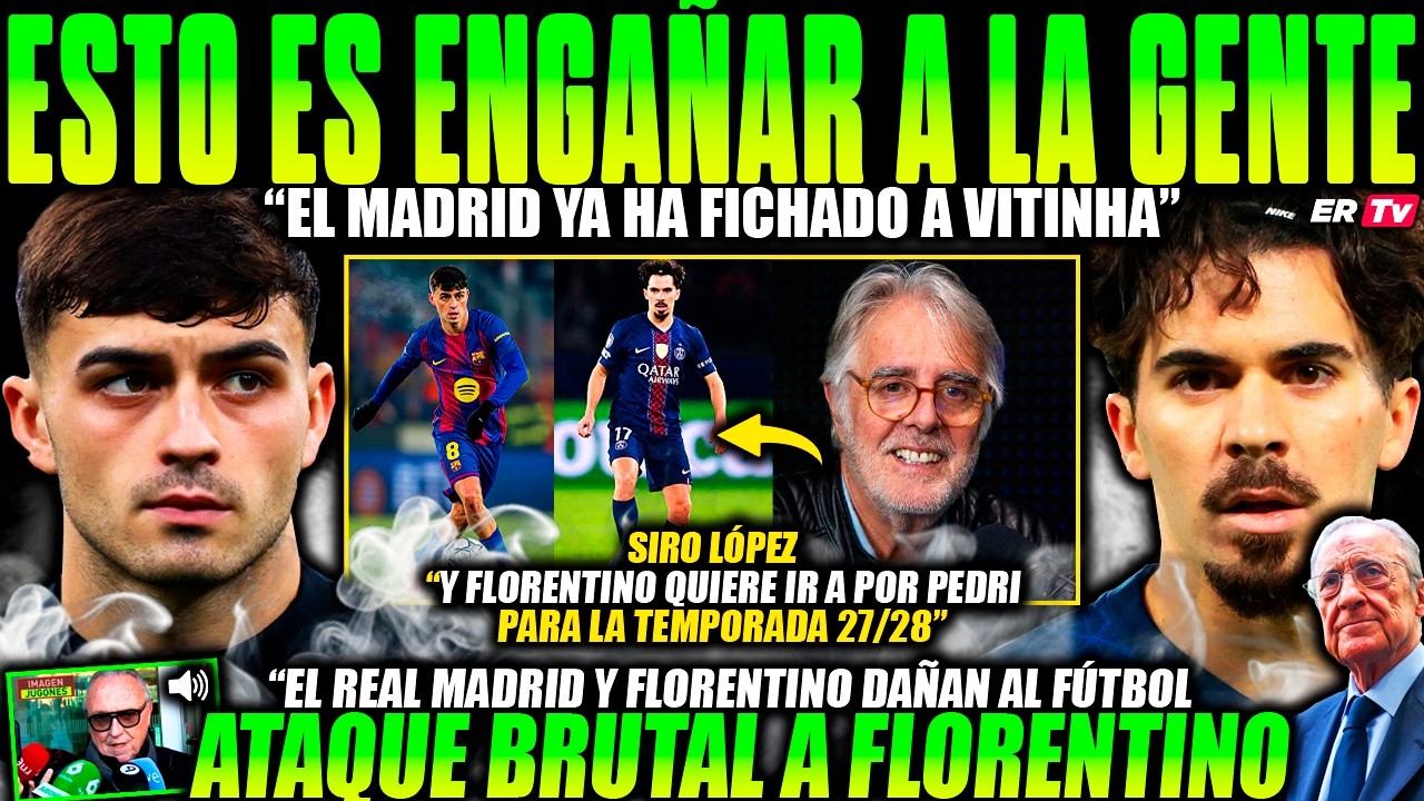 FLORENTINO FICHA a VITINHA PARA el REAL MADRID y VA A POR PEDRI en 2027 ¿ALGUIEN SE CREE ESTO?