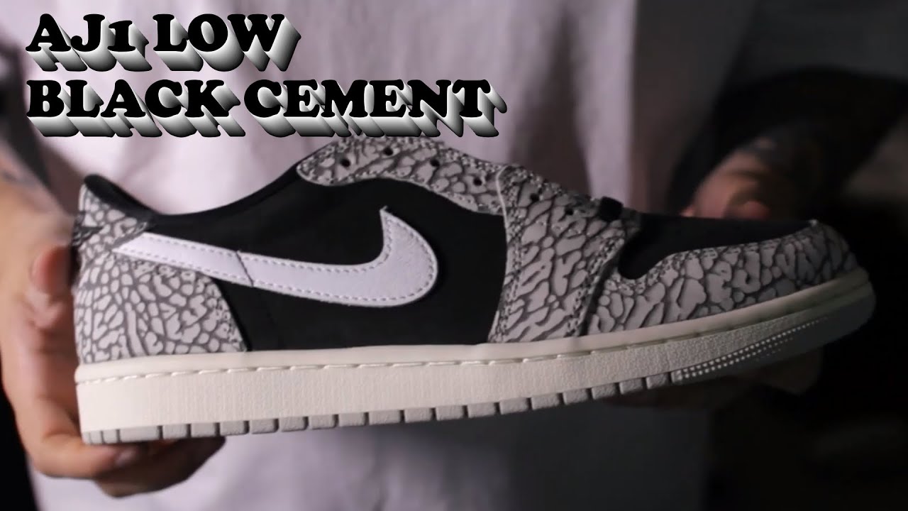 Is the Air Jordan 1 Low Black Cement a good shoe? | Review