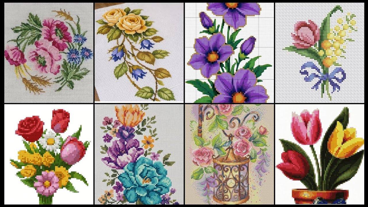 #1 Most Beautiful and Unique New Cross Stitch Patterns For Everything #CrossStitchDesign#Trend
