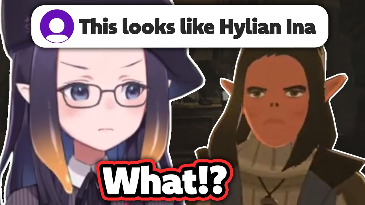 This NPC in Breath of the Wild kinda looks like Ina...