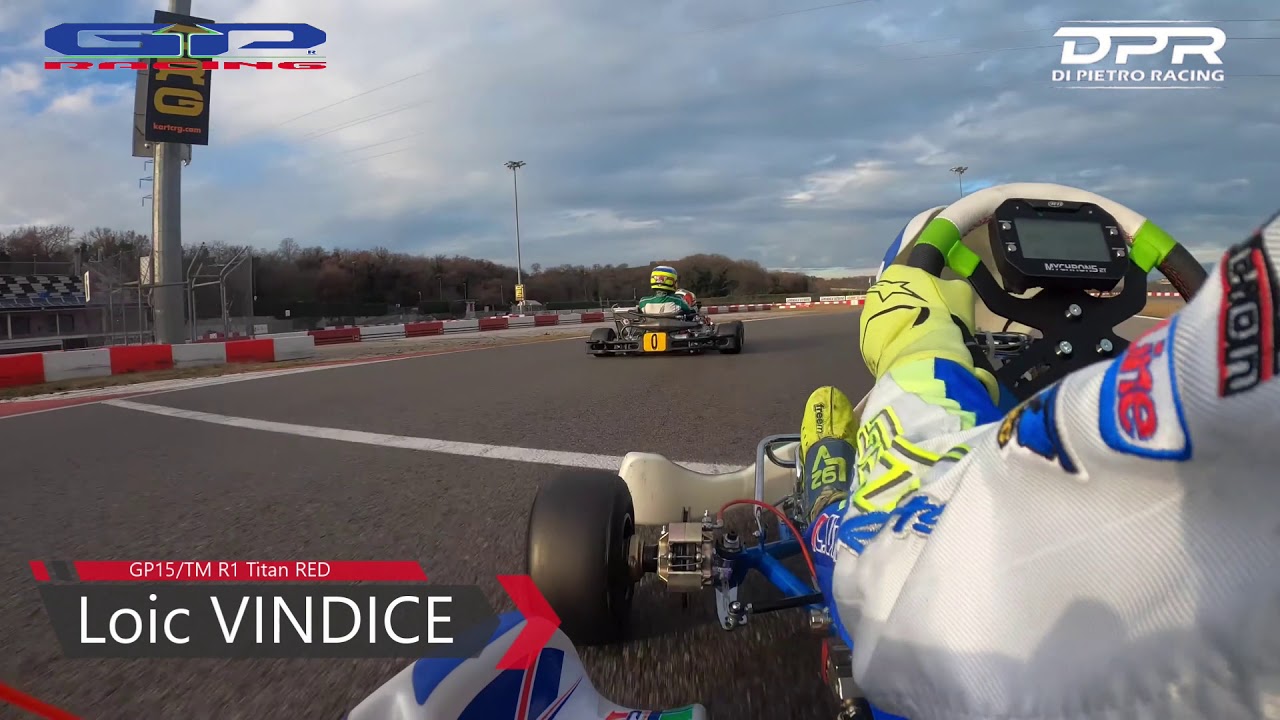 TEST KZ2 Shifter at South Garda Karting - Loic VINDICE