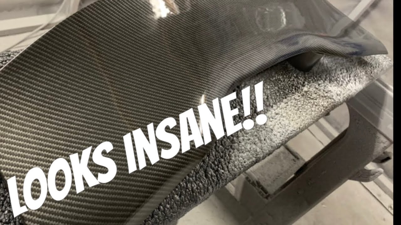 BEST FAKE CARBON FIBER EVER!? Focus RS Spoiler and Interior Hydrodipped in carbon fiber