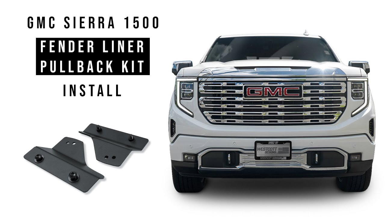 Установка комплекта для подкрылка GMC 1500