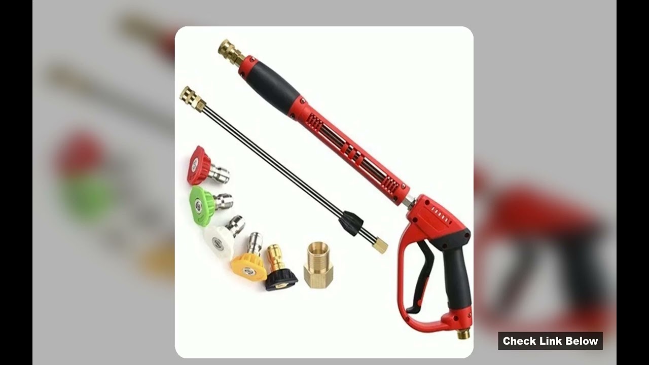 Best High Pressure Water Gun Review 2026 For Car Washing Pure Copper Valve Body Movable Quick
