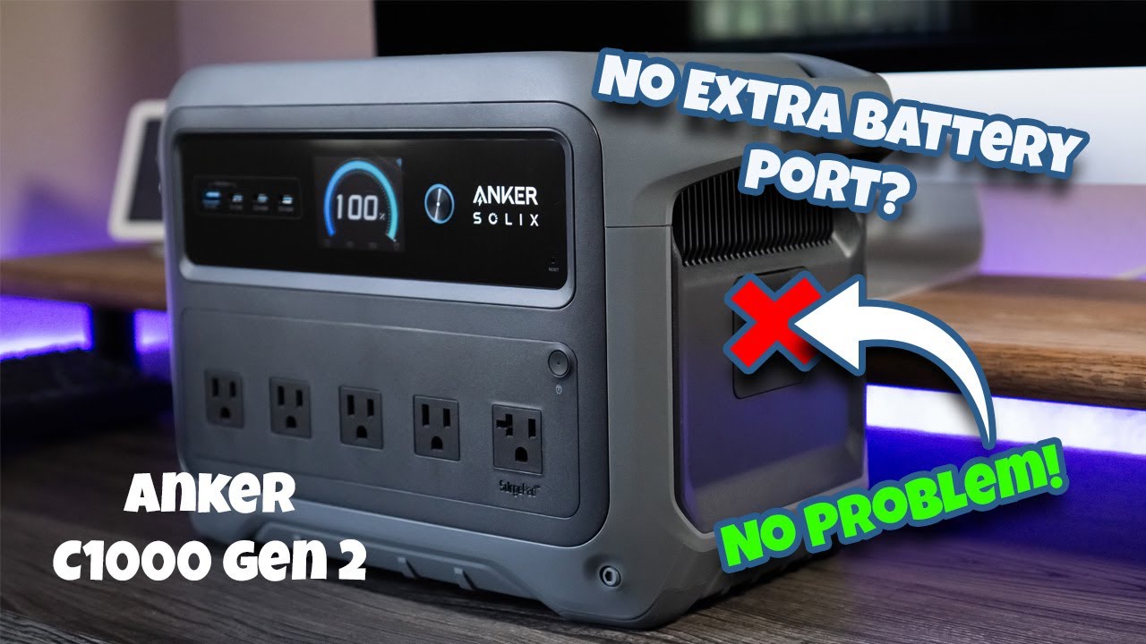 Anker C1000 Gen 2: нет дополнительного аккумулятора? Не проблема!