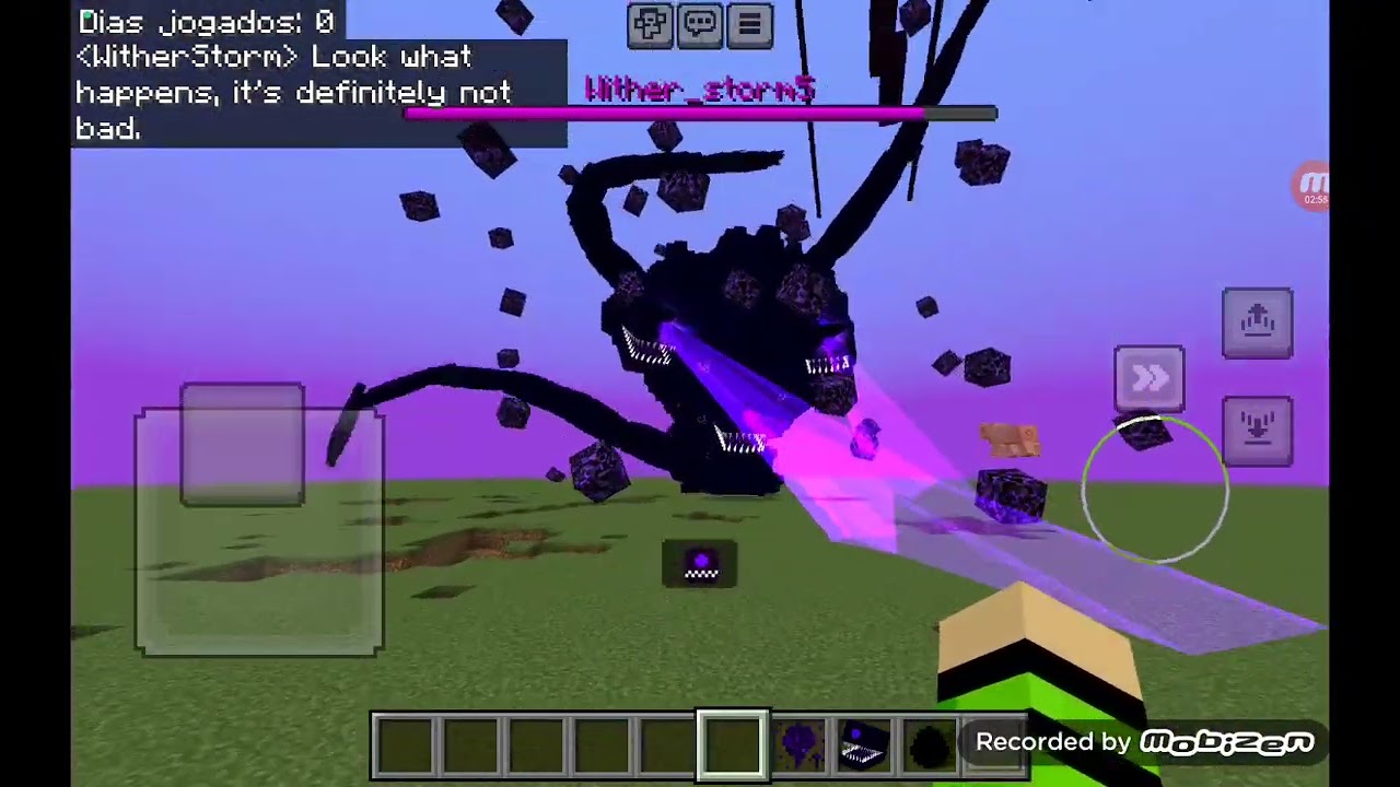 Ohio storm vs tranhuylong wither storm mod