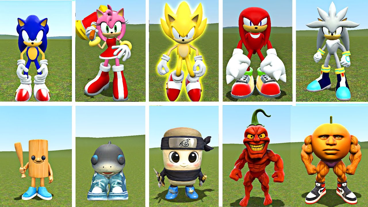 ALL EVOLUTION TO FINAL FORM ALL SONIC EXE PRO RESCUE BABY BRAINROT IN GARRY'S MOD