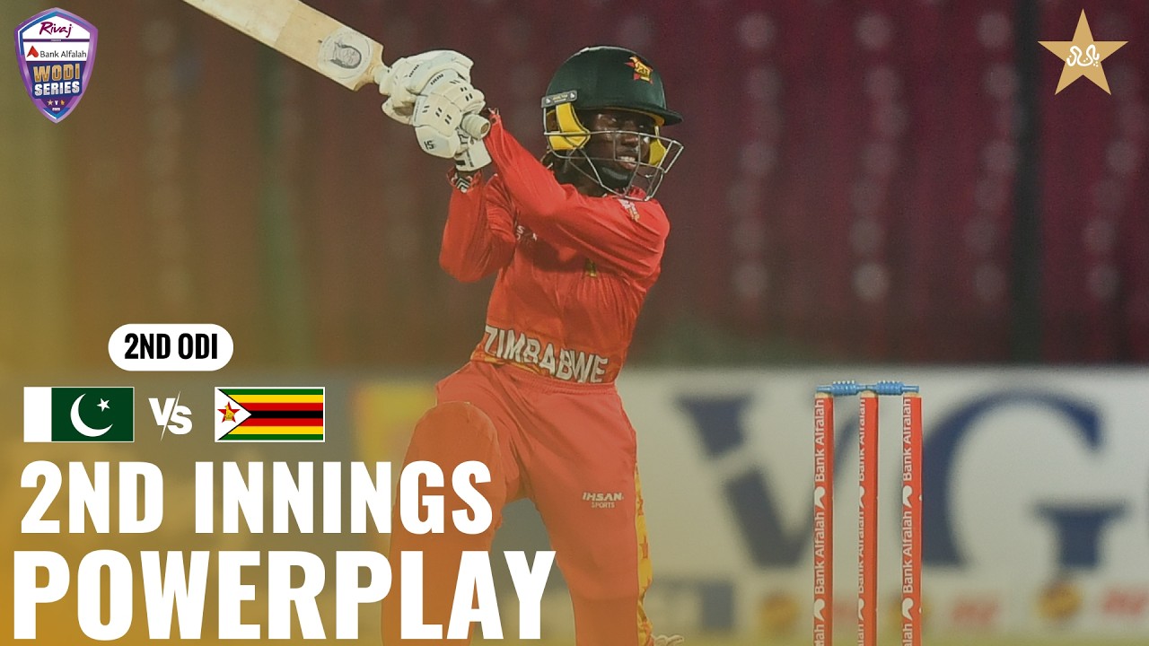 2nd Innings Powerplay | Pakistan Women vs Zimbabwe Women | Match 02 | ODI Series 2026 | M9H1K
