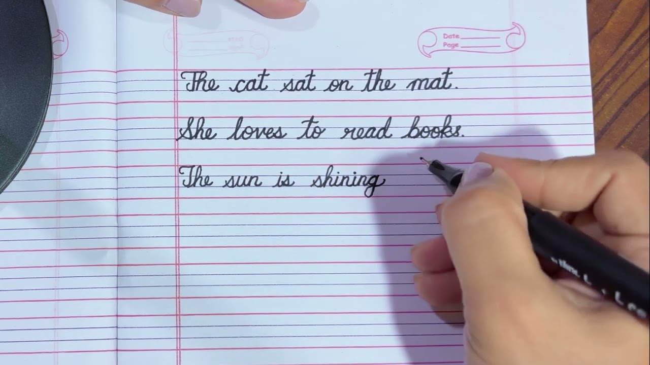 Easy Cursive Sentences Writing | Neat Handwriting Practice for Kids