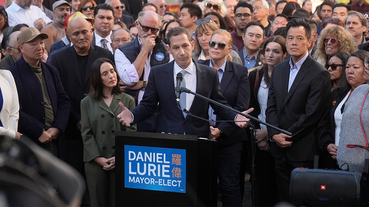 Levi Strauss heir Daniel Lurie pledges to make San Francisco safer as mayor