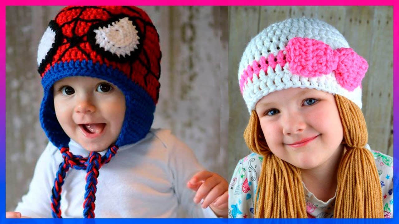 MIRA estos Gorros tejidos a crochet