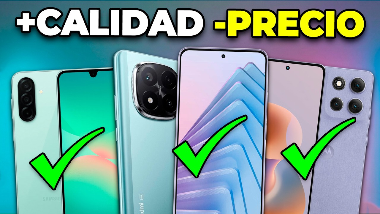 Los 5 &Uacute;NICOS Celulares BARATOS que S&Iacute; valen la pena en 2026