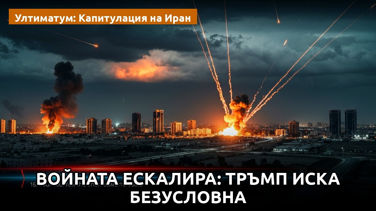 Войната ескалира: Тръмп иска безусловна капитулация на Иран