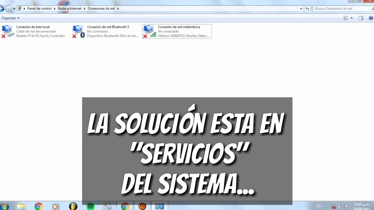 PORQUE MI PC NO DETECTA SE&Ntilde;AL WIFI SOLUCI&Oacute;N (2)