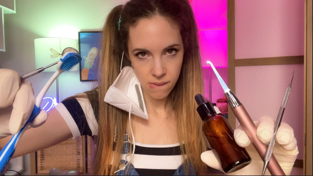 Fast & Aggressive ASMR - Unprofessional Dentist And Ear Cleaning