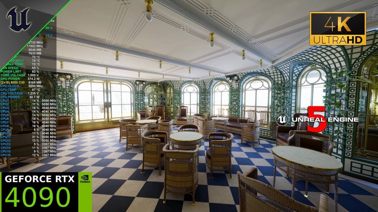 Titanic - Honor And Glory Project 401 | Unreal Engine 5 Demo 4K | RTX 4090 | Ryzen 7 7800X3D