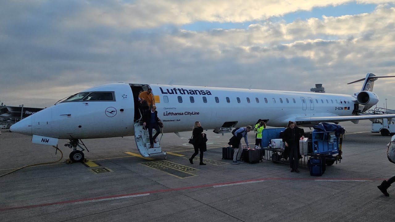 Lufthansa LH 184 Frankfurt to Berlin December 13 2025 CRJ 900