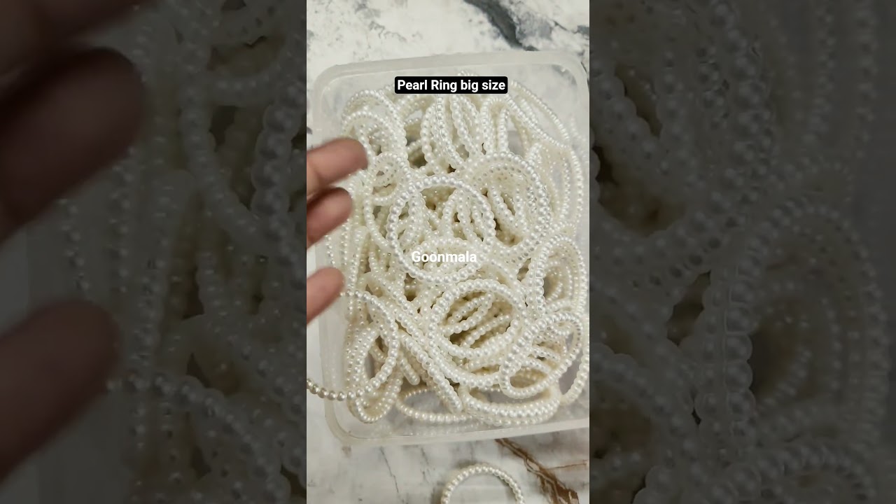 Big size pearl ring for tealight candle holder and many craft work..Dm for order 9315709164