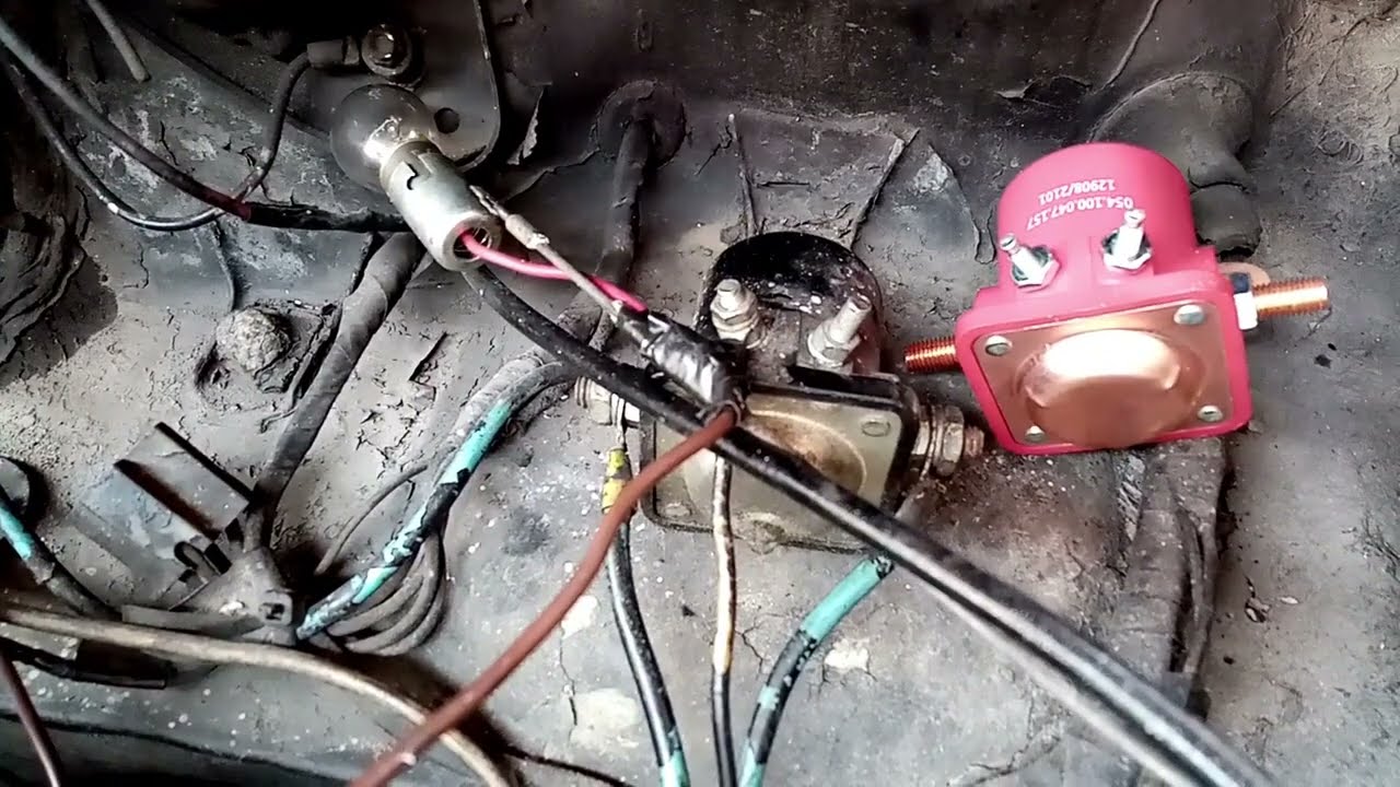 Como CONECTAR un AUTOMÁTICO auxiliar de ARRANQUE -SOLENOIDE-COCHINITO