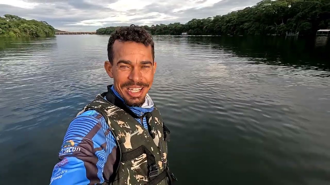 Tive que tentar me estabilizar depois oque será isso esse Rio é de tirar o fôlego Ouroeste sp