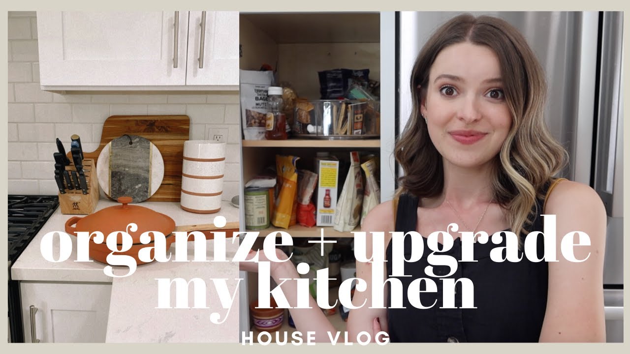 Organize + Upgrade My Kitchen with Me | HOUSE VLOG