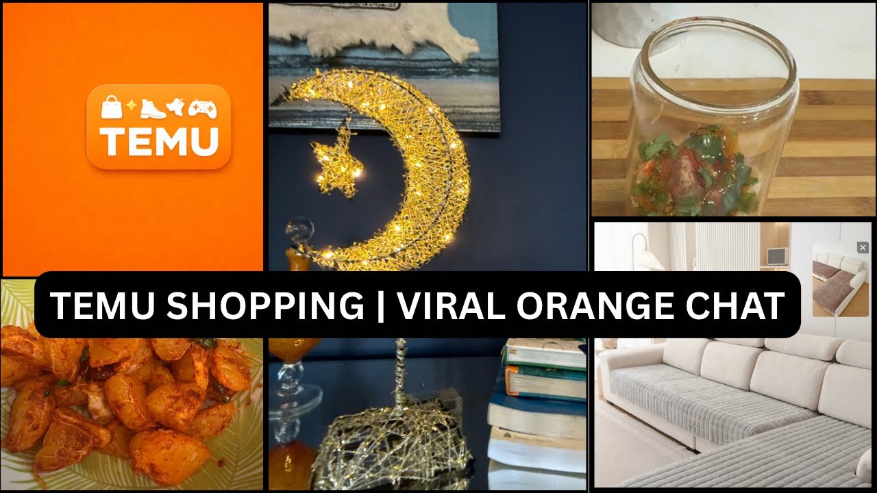TEMU RAMADAN SHOPPING| AJ BNAYI VIRAL ORANGE CHAAT| INDIAN MOM IN CANADA VLOG| TEMU BEST PRICE SALE|