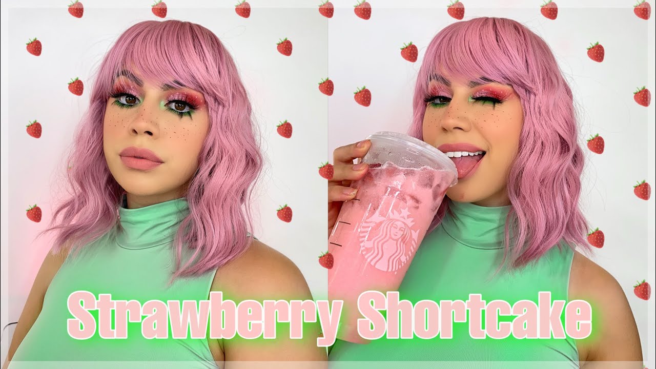 STRAWBERRY SHORTCAKE HALLOWEEN MAKEUP TUTORIAL! | Mari Bajari
