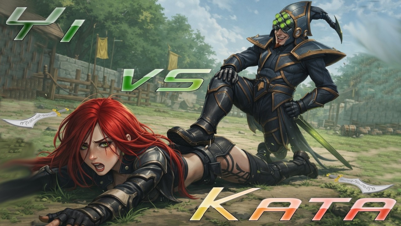 When I Turn On The Turbo Carry Mode NOBODY Can Stop Me Anymore - Master Yi vs Katarina Mid Lane