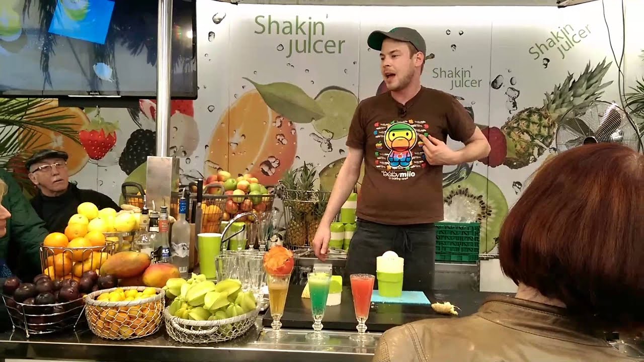 Shakin Juicer Vorführung HSD Mannheim Maimarkt 2014