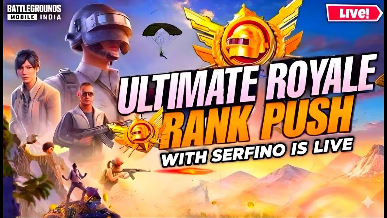BGMI ULTIMATE ROYAL & ACE DOMINATOR PROMOTION MATCHES 🔥 RANK PUSH LIVE