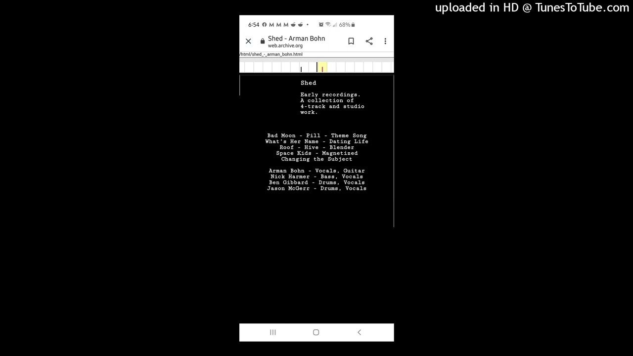 Changing the Subject - Shed Blue Tape Demo
